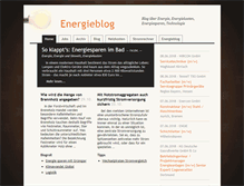 Tablet Screenshot of energieblog.de